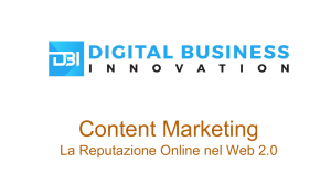 Content Marketing - Digital Business Innovation Srl