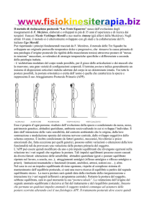 Il metodo di rieducazione posturale “Les Trois