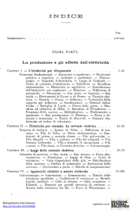 IUNT DICE La produzione e gli effetti dell`elettricità CAPITOLO 1