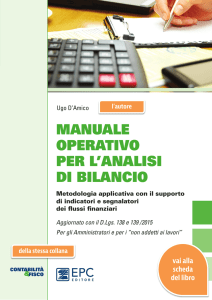 manuale operativo per l`analisi di bilancio