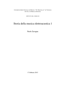 Storia della musica elettroacustica 1