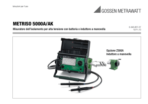 metriso 5000a/ak - Gossen Metrawatt