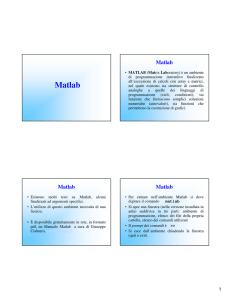 Matlab - Math Unipd - Università di Padova