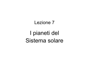 I pianeti del Sistema solare