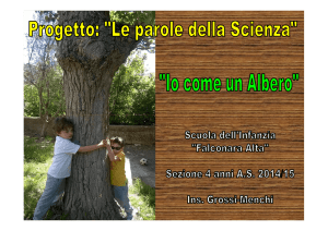 Io come un albero - Le parole della Scienza