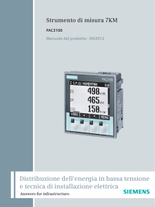 Distribuzione dell`energia in bassa tensione e tecnica di