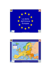 La storia dell`Unione Europea L`Unione Europea