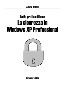 La sicurezza in Windows XP