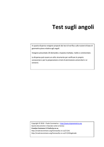 Test sugli angoli - sito trigonometria.org