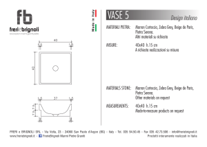 Vase 5 - FRERI e BRIGNOLI