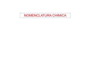 Lezione 1 - Nomenclatura chimica