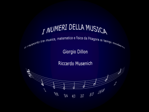 I numeri della musica