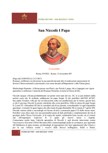 San Niccolò I Papa