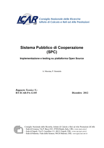 Sistema Pubblico di Cooperazione (SPC) - INTRANET ICAR