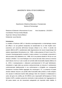 Relazione dottorato - Sezione di Farmacologia