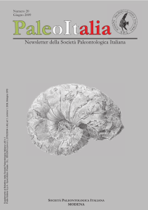 Scarica versione  - Società Paleontologica Italiana
