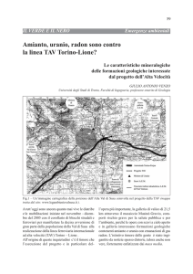 Amianto, uranio, radon sono contro la linea TAV Torino