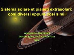 Sistema solare et pianeti extrasolari: cosi diversi eppure cosi simili