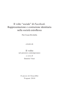 Il volto “sociale” di Facebook. Rappresentazione e costruzione