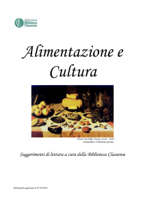 Alimentazione e cultura - Istituzione Biblioteca Classense