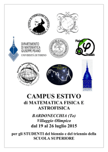 2015 Campus di matematica fisica e astrofisica new