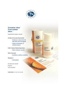Crema viso Curcuma - Farmacia del madonnone