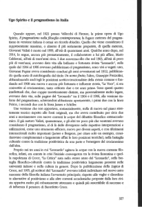 Ugo Spirito e il pragmatismo in Italia Spirito, Il