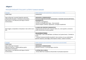 ITALIANO PRIMO BIENNIO LICEO SCIENTIFICO E LINGUISTICO