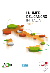 i numeri del cancro in italia 2012