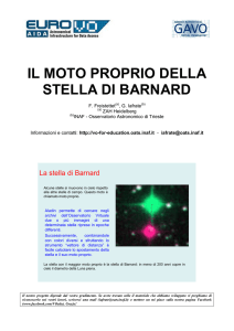 Moto proprio della stella di Barnard