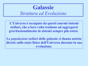 Lezione sulla Via Lattea e le galassie