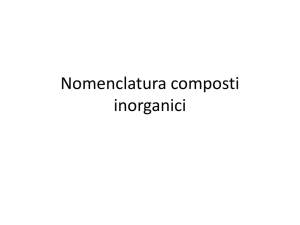 Nomenclatura inorganica