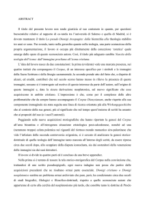 abstract in italiano A. Tavolaro
