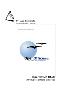 OpenOffice CALC - Luca Guzzonato