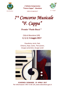 7° Concorso Musicale “F. Cappa” - Istituto Comprensivo "Franco