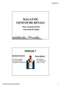 Malattie genetiche renali