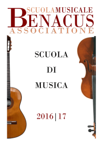 SCUOLA DI MUSICA 2016|17 - Benacus Chamber Orchestra