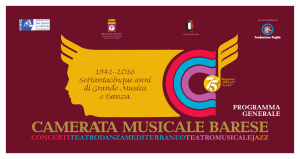 Programma generale 75a Stagione