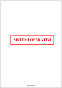 sistemi operativi - "PARTHENOPE"