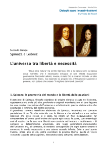 Tre dialoghi 2 Spinoza e Leibniz RIVISTO