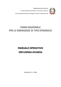 Manuale operativo Influenza Aviaria