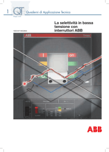 La selettività in bassa tensione con interruttori ABB