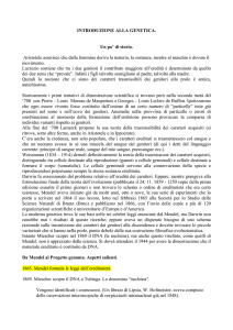 Introduzione alla genetica 2011-12