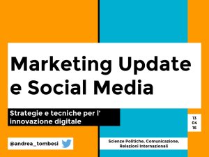 Marketing Update e Social Media
