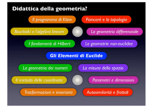 Didattica della geometria? - Unicam