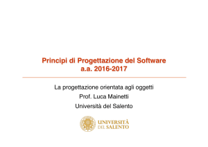 La progettazione orientata agli oggetti