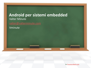 Android per sistemi embedded