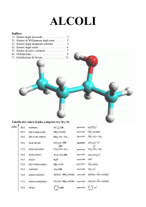 alcoli - PianetaChimica