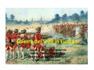 La guerra di successione austriaca
