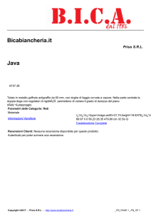 Bicabiancheria.it Java